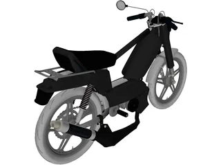 Peugeot 103 Chrono 3D Model preview