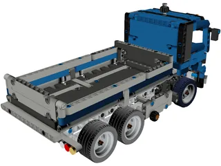 Lego Technic Truck 3D Model preview