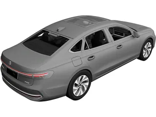 Volkswagen Passat (2025) 3D Model preview