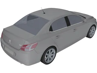 Peugeot 301 (2013) 3D Model preview