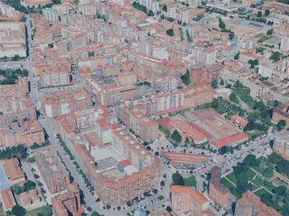 Burgos City, Spain (2025) 3D Model preview