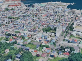 Hakodate City, Japan (2025) 3D Model preview