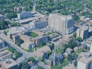 Hamilton City, Canada (2025) 3D Model preview