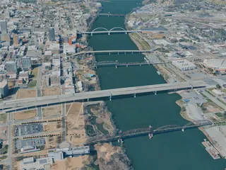 Little Rock City, USA (2025) 3D Model preview