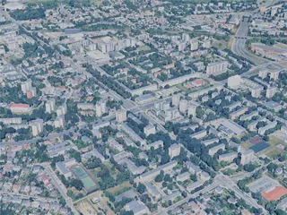 Lublin City, Poland (2025) 3D Model preview