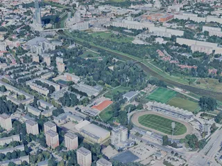 Rzeszow City, Poland (2025) 3D Model preview