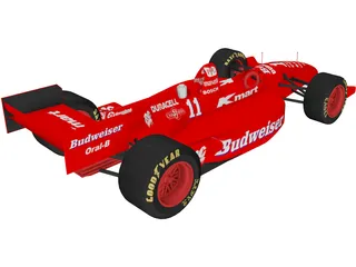 Indycar 3D Model preview
