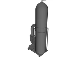 Vacuum Cleaner 3D Model preview