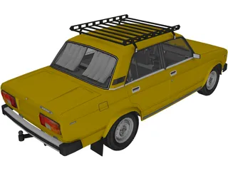 Vaz 2105 3D Model preview