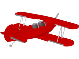 SPAD S.XIII Biplane 3D Model preview