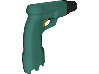 Cordless Drill 3D Model preview