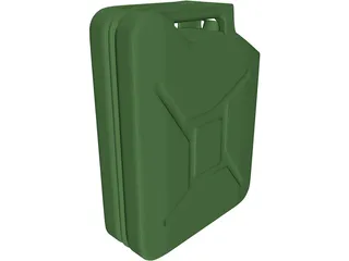 Fuel Can 3D Model preview