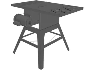 Table Saw Craftsman 3D Model preview