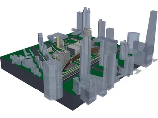 City Centre 3D Model preview