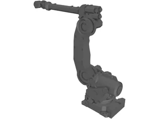 Fanuc R-2000iB125L Robot Arm 3D Model preview