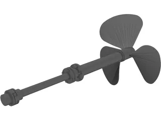Helice Motor 3D Model preview