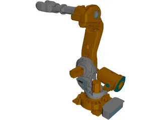 ABB IRB6640 Robot 3D Model preview