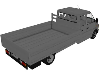 Volkswagen LT Truck Double Cab 3D Model preview