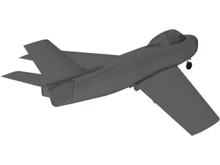 F-86 Sabre 3D Model preview