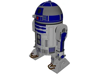 Star Wars R2D2 3D Model preview