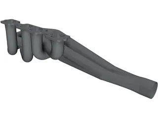 Dodge header driver side 3D Model preview
