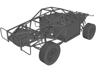 Champ Truck Chassis 3D Model preview