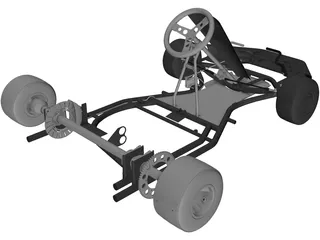Kart 3D Model preview