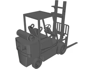 Forklift Clark 3D Model preview