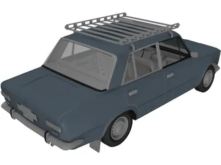 VAZ 21012 3D Model preview