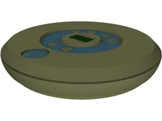 CD Player 3D Model preview