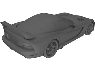 Dodge Viper SRT-10 3D Model preview