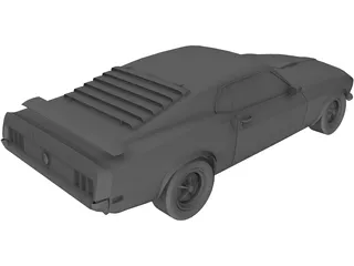 Ford Mustang Boss 302 3D Model preview