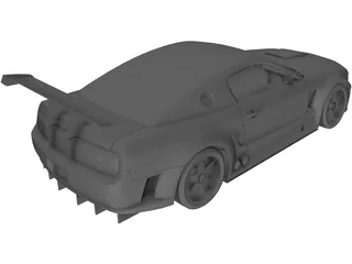 Ford Mustang GT-R Concept 3D Model preview