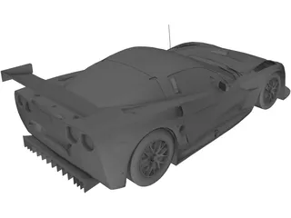 Chevrolet Corvette C6-R 3D Model preview