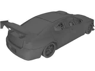 Dodge Charger-SRT-8 Mopar Drift 3D Model preview