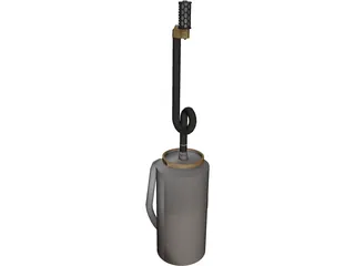 Drip Torch 3D Model preview