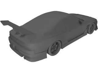 Nissan S15 Silvia Drift 3D Model preview