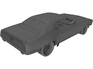 Plymouth AAR Cuda 3D Model preview