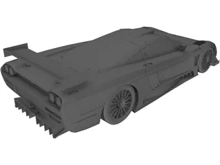 Saleen S7R 3D Model preview