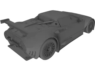 Spyker C8 Spyder 3D Model preview