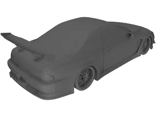 Toyota Soarer [Tuned] 3D Model preview
