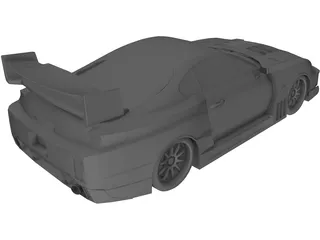 Toyota Supra MK4 3D Model preview