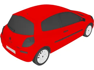 Renault Clio 3D Model preview