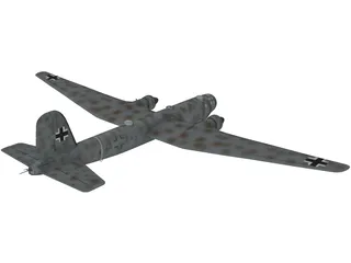 Heinkel He 177 3D Model preview