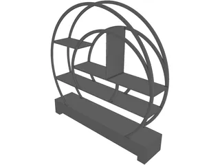Shelf Very Modern 3D Model preview