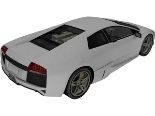 Lamborghini Murcielago LP640 3D Model preview