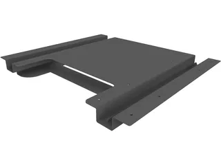 TV Rack 3D Model preview