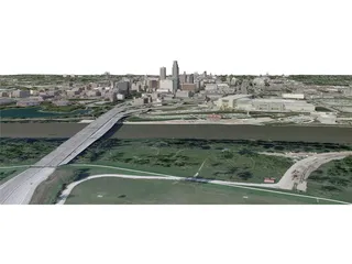 Omaha City 3D Model preview