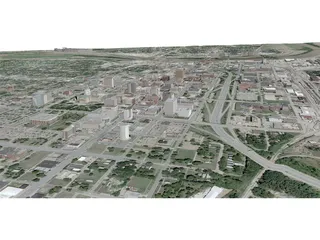 Topeka City 3D Model preview