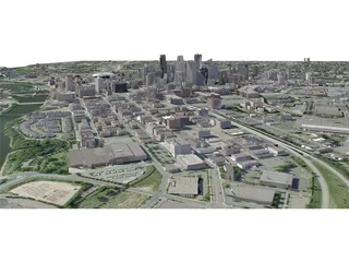 Minneapolis City 3D Model preview